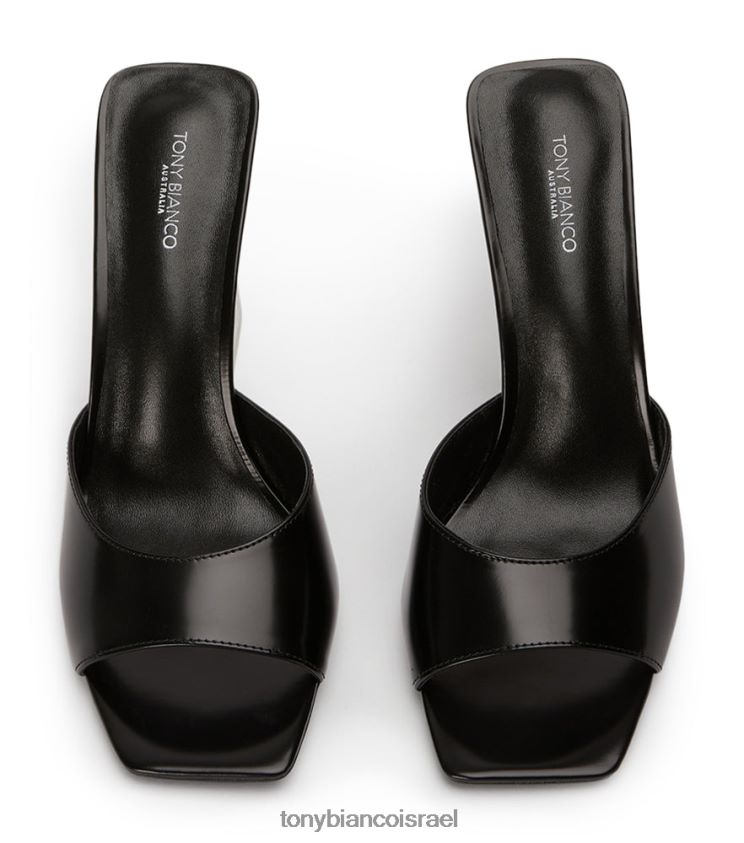 נעלי עקב בלוק | נשים שחור היי ברק/ברור Tony Bianco עקבי נג\ה 8BNR8T223